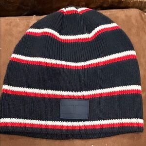 Tommy Hilfiger and Red Striped Beanie